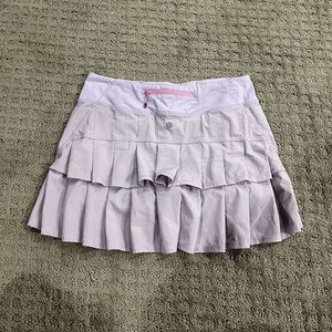 Purple lululemon pleated skirt